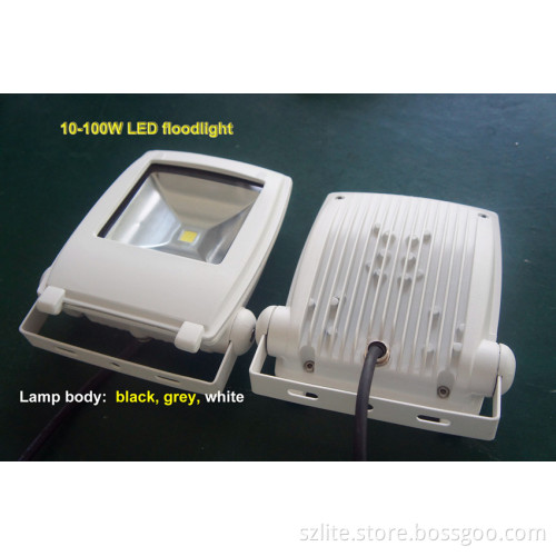 Slim Type LED Floodlight 10-100W From Shenzhen Factroy